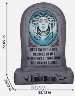 New Disney Haunted Mansion Madame Leota Tombstone 6ft Inflatable (in Hand)