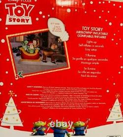 New Disney Pixar 8 Ft Long Toy Story Woody Buzz Christmas Gemmy Inflatable