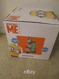 New Gemmy 6 Foot Despicable Me Minions Scene Airblown Christmas Yard Outdoor