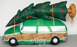 New Gemmy Airblown 6' National Lampoon Christmas Vacation Station Wagon WithTree