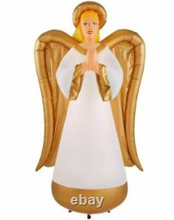 New! Gemmy Airblown 8 ft. Inflatable Fuzzy Luxe Angel Christmas