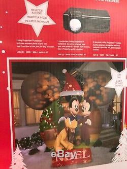 New Gemmy Disney Mickey Mouse Living Projection Christmas Inflatable Airblown