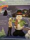 New Gemmy Rare 8' Friendly Snowman Lighted Christmas Inflatable Airblown Blow-up