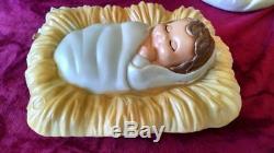 New General Foam 3 PC Vintage 28 Nativity Lighted Blow Mold Set, (LAST ONE)