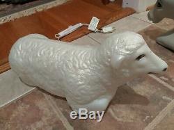 New General Foam Nativity Cow, Sheep & Donkey Lighted Blow Mold