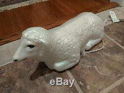 New General Foam Nativity Cow, Sheep & Donkey Lighted Blow Mold