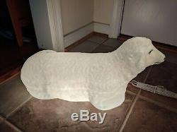 New General Foam Nativity Cow, Sheep & Donkey Lighted Blow Mold