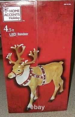 New LED Reindeer 4.5 ft Christmas Outdoor Decorations Holiday FAST SHIPPING