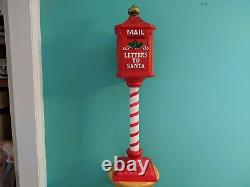 New Letters To Santa Mailbox Lighted Blow Mold, Holiday Living