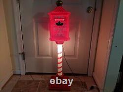 New Letters To Santa Mailbox Lighted Blow Mold, Holiday Living