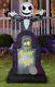 Nightmare Before Christmas Skellington Tombstone Halloween Airblown Inflatable 6