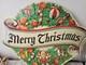 Noma Celluloid Xmas Merry Sign Decor Wreath Vintage Light Up Hanging Toys Unique