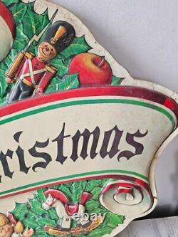 Noma celluloid Xmas Merry sign decor wreath vintage light up hanging toys unique Noma celluloid Xmas Merry sign decor wreath vintage light up hanging toys unique