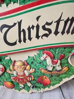 Noma celluloid Xmas Merry sign decor wreath vintage light up hanging toys unique Noma celluloid Xmas Merry sign decor wreath vintage light up hanging toys unique