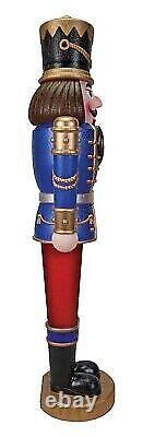 Nutcracker Lifesize 5' Prop Animated Giant Pre-Lit Outdoor Soldier Christmas