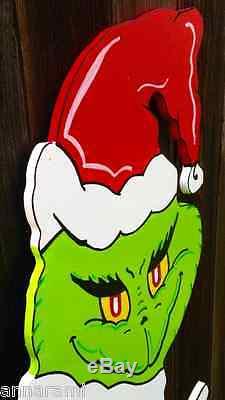 ON SALE! GRINCH Stealing the CHRISTMAS Lights Lawn Yard Art Decoration Decor 48