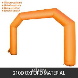 Orange Inflatable Arch 19.5FT Outdoor Advertising 19.5ft Length Safe Advertising