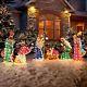 Outdoor 6pc Lighted Nativity Scene Holy Family Display Christmas Yard Decor