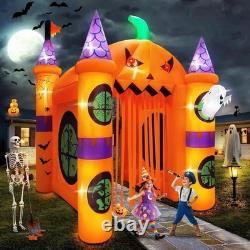 Outdoor Inflatable Halloween Decorations, Lighted 12 Ft Tall Huge Haunted House Outdoor Inflatable Halloween Decorations, Lighted 12 Ft Tall Huge Haunted House