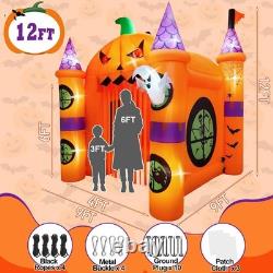 Outdoor Inflatable Halloween Decorations, Lighted 12 Ft Tall Huge Haunted House Outdoor Inflatable Halloween Decorations, Lighted 12 Ft Tall Huge Haunted House