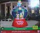Peanuts Christmas Airblown Inflatable Nativity Pageant Led Sparkle Globe