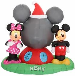 Panoramic Projection Inflatable Mickey Mouse Clubhouse Scene Holiday Yard Decor