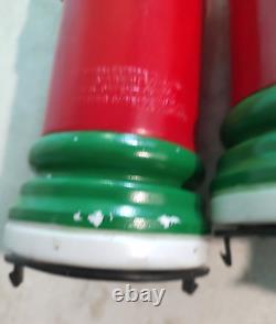 Pathway Light Topper Vintage Blow Mold 1995 NOEL candles Empire 2 New 5 used Vtg