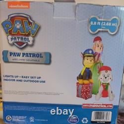 Paw Patrol 8.8ft Tall Airblown Light Up Christmas Inflatable Preowned