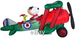 Peanuts 5.64-ft x 12.01-ft Animatronic Lighted Snoopy Christmas Inflatable