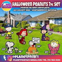 Peanuts Halloween lawn décor Set 7pcs #2