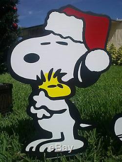 Peanuts Lucy SUPER COMBO Christmas Yard Lawn Art Decorations