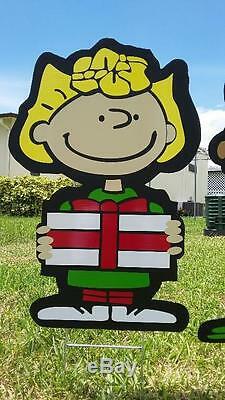 Peanuts Lucy SUPER COMBO Christmas Yard Lawn Art Decorations
