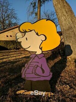 Peanuts and Charlie Brown Christmas Tree Yard Art