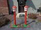 Poloron Vintage Christmas Noel Lamp Post Lantern, Blow Mold, Light Up Yard Decor