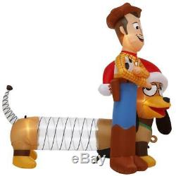 Pre-Order 6 Ft TOY STORY WOODY AND SLINKY Airblown Lighted Yard Inflatable