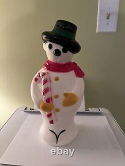 RARE 1960s 14 Beco Snowman Blow Mold