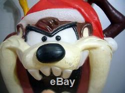 RARE 40 Santas Best Taz Tasmanian Devil Lighted Blow Mold Christmas Yard Decor