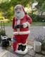 Rare 5ft Santa Claus General Foam Plastic Blow Mold Light Up Yard Decoration