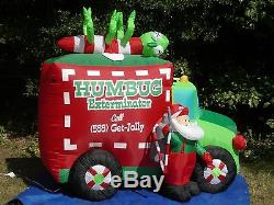 RARE 6-1/2' Gemmy Christmas Humbug Exterminator Lighted Airblown Inflatable