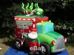 RARE 6-1/2' Gemmy Christmas Humbug Exterminator Lighted Airblown Inflatable