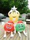Rare Christmas Airblown Inflatable Blow Up Gemmy M&m Tree Trio Holiday M And M
