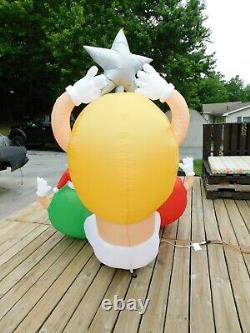 RARE Christmas Airblown Inflatable Blow up Gemmy M&M tree trio Holiday M and M