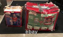 RARE Gemmy Air Blown Inflatable Animated Carousel & Wise Men Inflatable