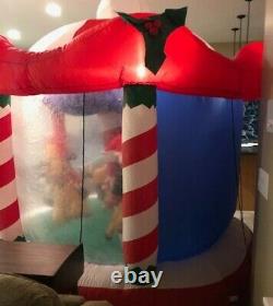 RARE Gemmy Air Blown Inflatable Animated Carousel & Wise Men Inflatable