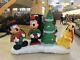 Rare Gemmy Mickey Minnie Mouse Goofy Christmas Tree Inflatable Airblown