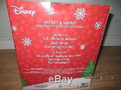 RARE Mickey Mouse and Minnie Mouse SNOWBALL FIGHT $125 BUYITNOW