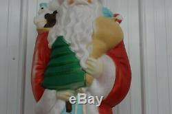 RARE Old World Father Time Christmas Santa Empire Blow Mold Lighted Yard Decor