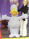 Rare- Simpsons Homer Mummy Blow-up/lights Up 4 Ft Tall Vintage 2005 By Gemmy