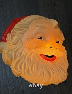 RARE VINTAGE GOODMAN 24 1958 SANTA FACE LIGHT UP Damaged RARE VINTAGE GOODMAN 24 1958 SANTA FACE LIGHT UP Damaged