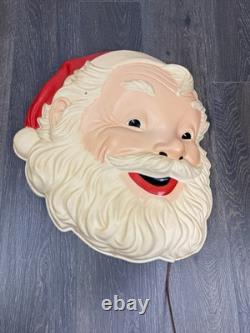 RARE VINTAGE GOODMAN 24 1958 SANTA FACE LIGHT UP Damaged RARE VINTAGE GOODMAN 24 1958 SANTA FACE LIGHT UP Damaged